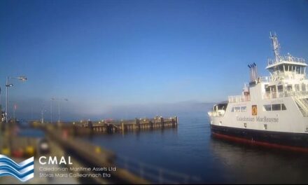 Webcam installed at Largs Ferry Terminal