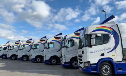 Maritime pays tribute to the NHS and key workers with rainbow livery