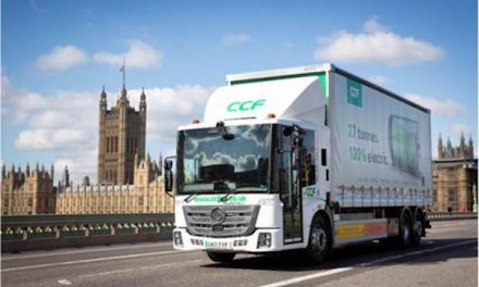 CCF ADDS UK’S FIRST 27 TONNE ZERO EMISSION VEHICLE TO LONDON DELIVERY FLEET