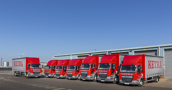 Ketra Logistics partners with Ryder for its new DVS-compliant trucks