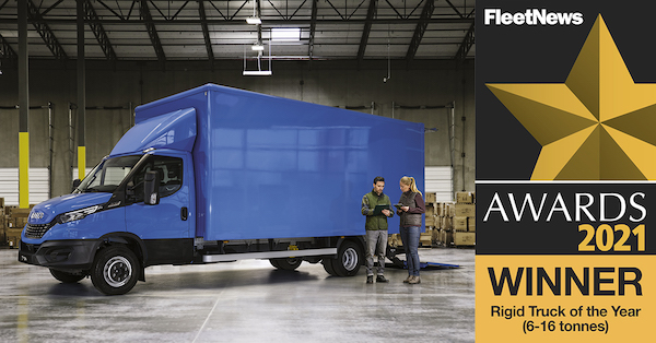 IVECO Daily 7-Tonne delivers at Fleet News Awards 2021