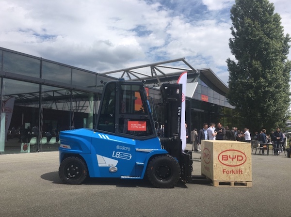 BYD Forklift unveils advanced products at LogiMAT
