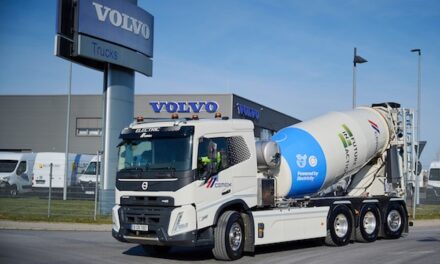 VOLVO TRUCKS DELIVERS THE FIRST HEAVY-DUTY FMX ELECTRIC CONCRETE MIXER TO CEMEX