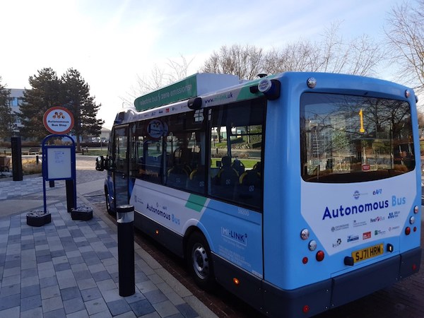 UK’s first autonomous zero-emission bus service begins in Oxfordshire