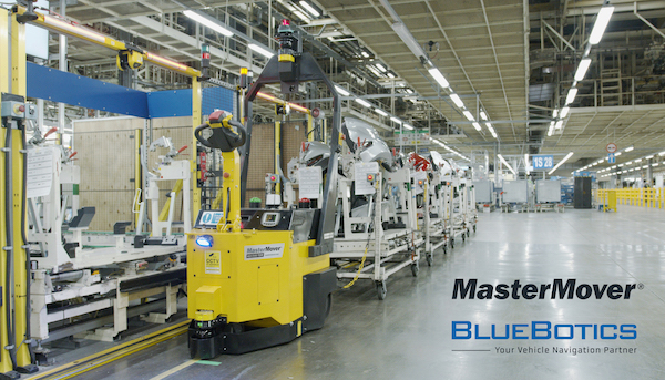 MasterMover Partners with BlueBotics for Best-in-Class AGV Navigation
