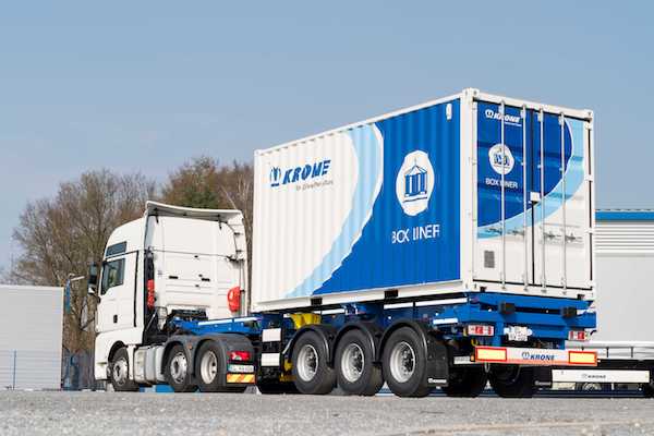 Krone present the ultimate in container carrier flexibility at MultiModal 2023