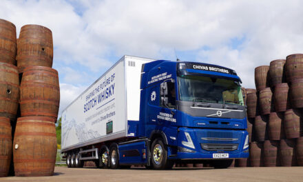 CHIVAS BROTHERS AND VOLVO TRUCKS UNVEIL SCOTLAND’S FIRST ALL- ELECTRIC TRACTOR UNIT TO TRANSPORT COUNTRY’S BIGGEST EXPORT