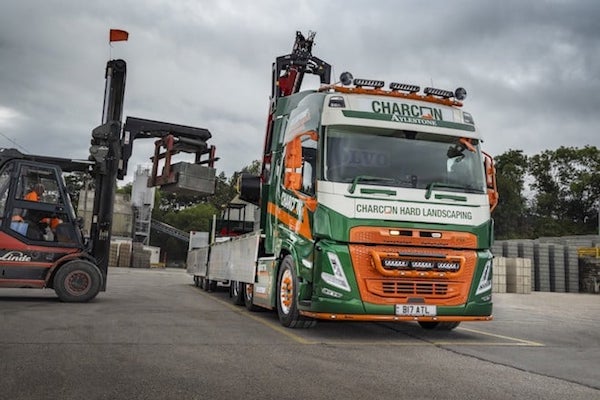 AYLESTONE TRANSPORT TAKES DELIVERY OF UNIQUE CHARCON LIVERIED VOLVO FM 540