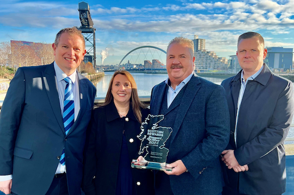 BULLET EXPRESS TAKES HOME  SCOTTISH EUROPEAN HAULIER OF THE YEAR AWARD