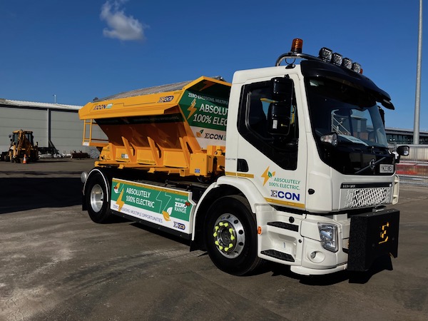 ECON ANNOUNCES LANDMARK DEAL FOR WORLD’S FIRST EVER FULLY ELECTRIC GRITTER