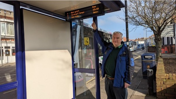 Portsmouth’s bus stops get an information screen upgrade