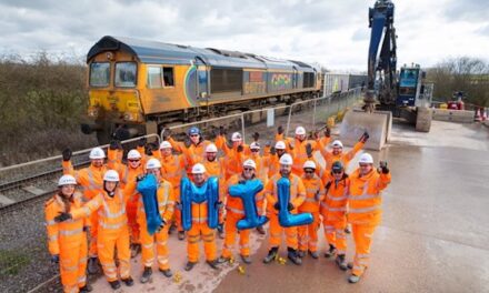 Million tonne milestone for HS2’s Quainton freight trains