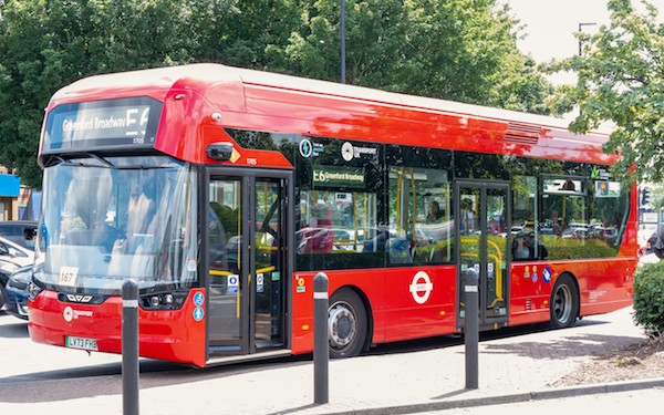 Transport UK London Bus (formerly Abellio) mobilises route E6 with state-of-the-art Wrightbus GB Kite Electroliner BEV buses