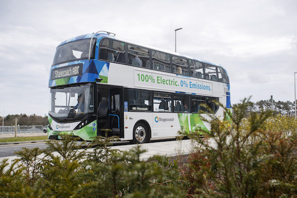 Stagecoach celebrates World Environment Day with six million zero-emission journeys milestone in Aberdeen