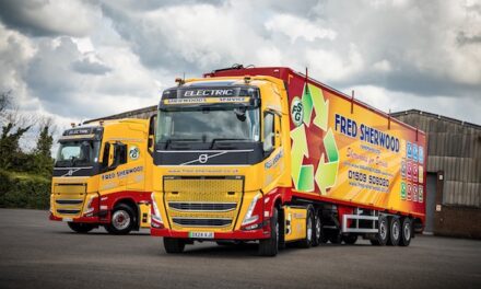 TWO NEW VOLVO FH ELECTRICS HELP DRIVE DOWN FRED SHERWOOD TRANSPORT’S CARBON FOOTPRINT