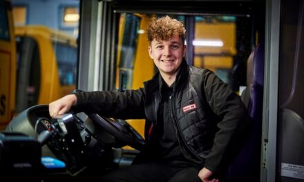 DRIVING BUSES AT JUST 19, TOBI IS THE WHEEL DEAL