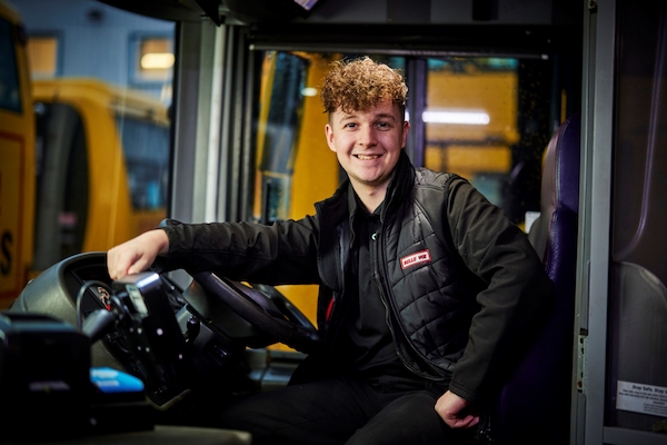 DRIVING BUSES AT JUST 19, TOBI IS THE WHEEL DEAL