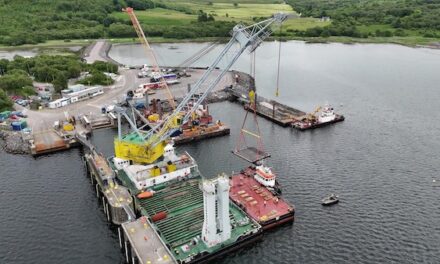 Kennacraig and Port Askaig reach significant milestones in preparation for new Islay vessels