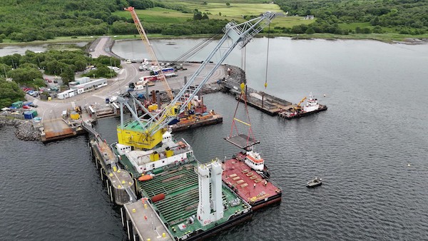 Kennacraig and Port Askaig reach significant milestones in preparation for new Islay vessels