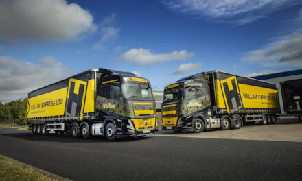 HALLAM EXPRESS INVESTS IN EIGHT VOLVO FH AEROS FOR ENHANCED FUEL EFFICIENCY AND SUSTAINABILITY