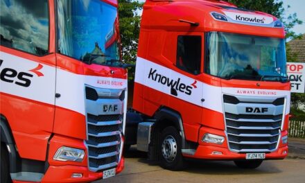 KNOWLES LOGISTICS ADDS FIVE DAF TRUCKS TO GROWING FLEET